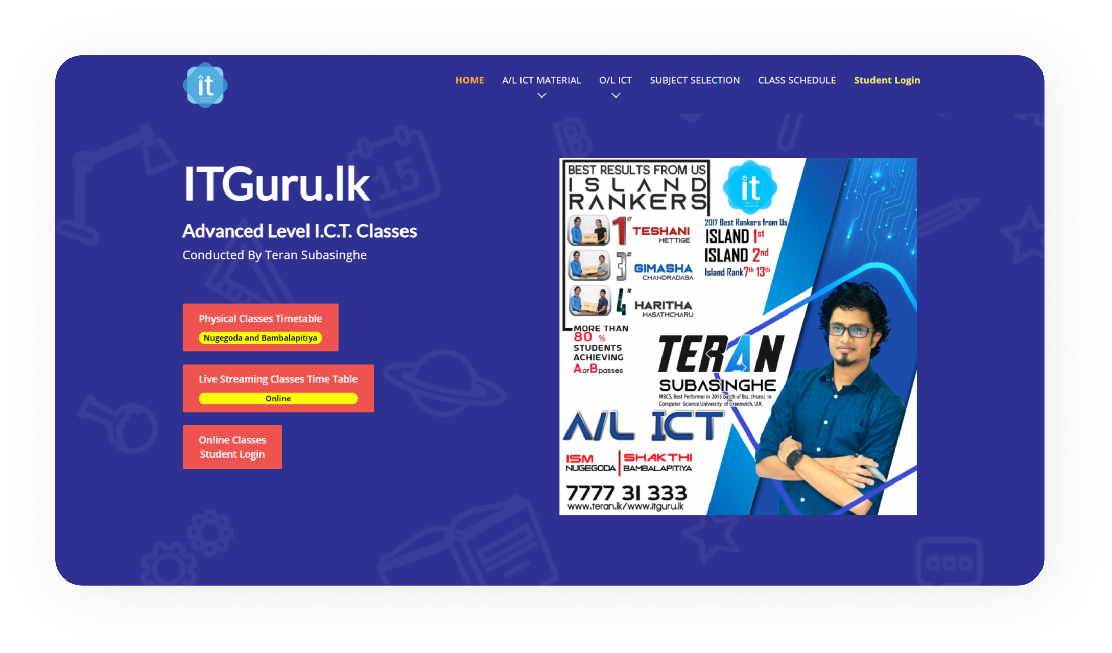 itguru Official website | Teran Subasinghe